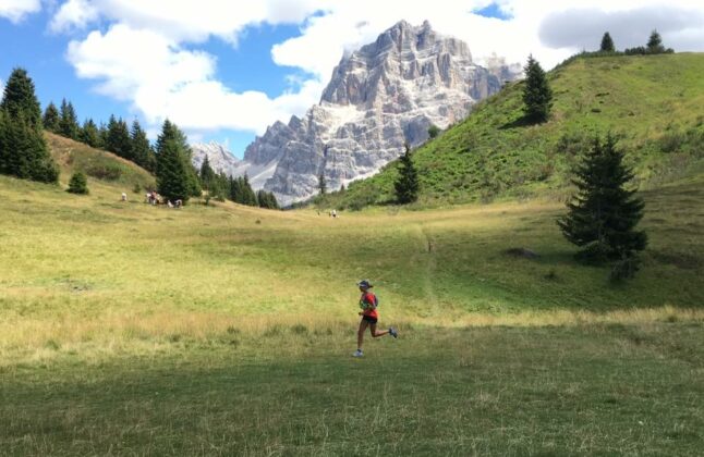Hut-to-hut trail running in the Dolomites