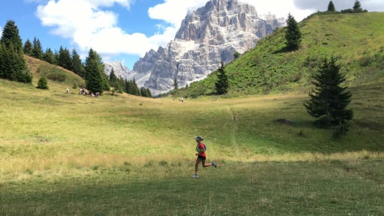 Hut-to-hut trail running in the Dolomites