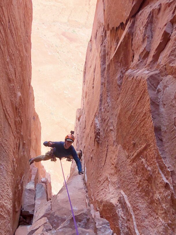 Rock Climbing Progression in Moab