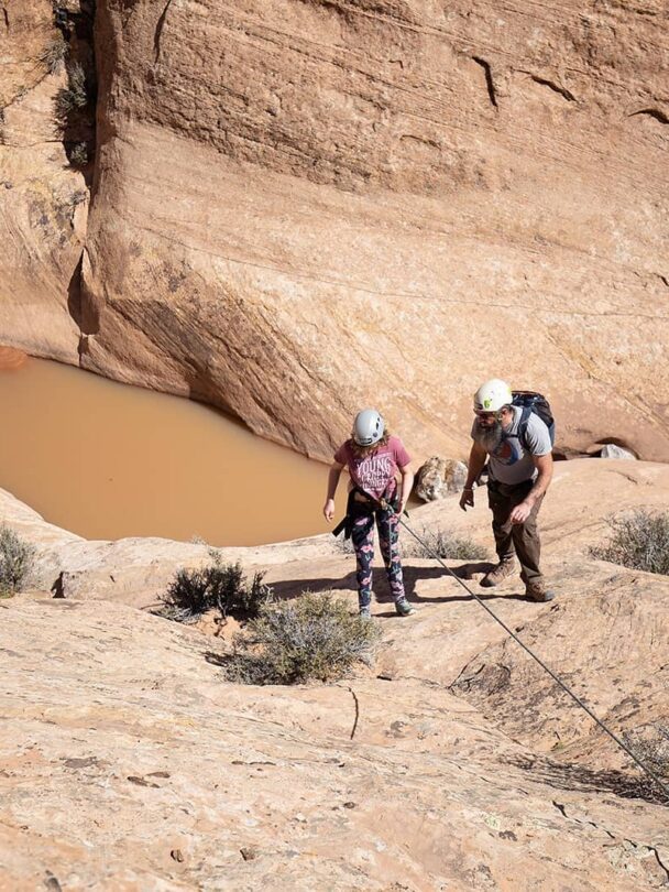 Rock Climbing Progression in Moab