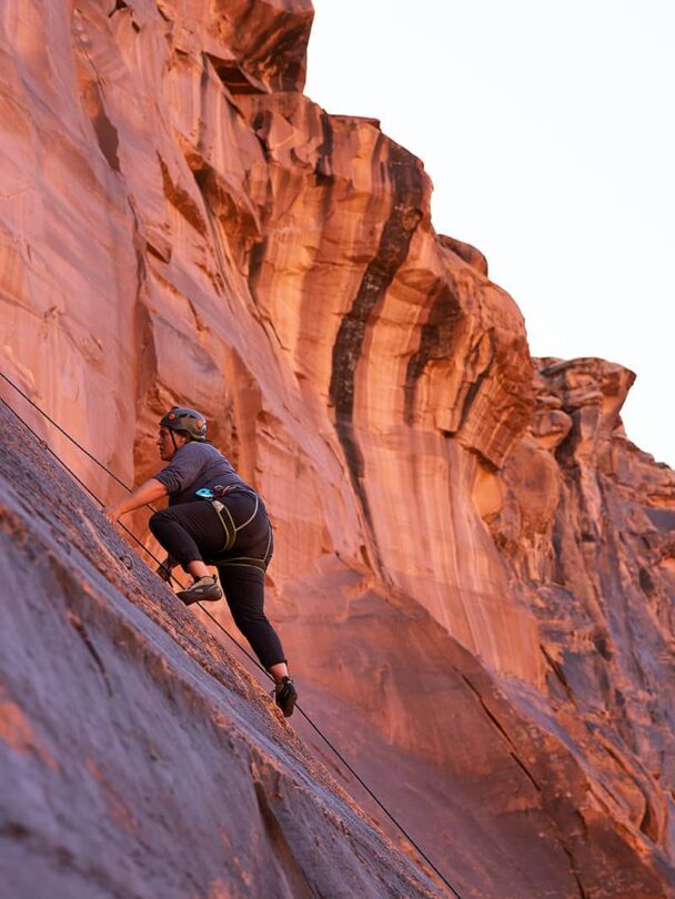 Rock Climbing Progression in Moab