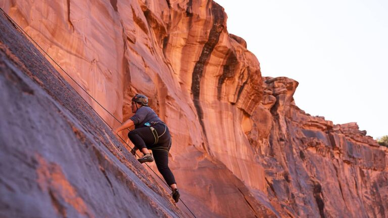 Rock Climbing Progression in Moab