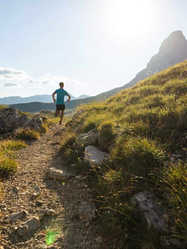 Hut-to-hut trail running in the Dolomites