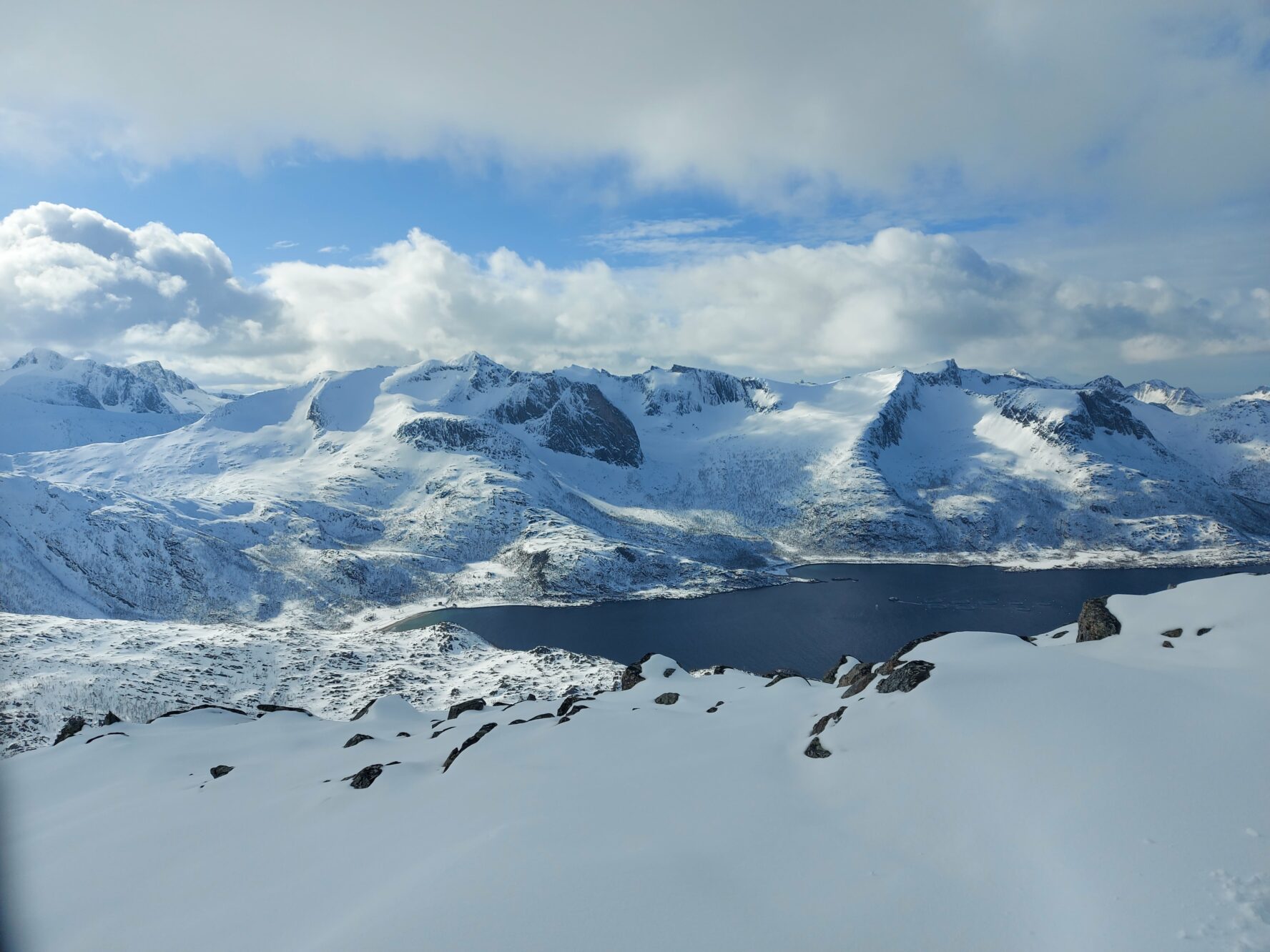 View of Lofoten from high ground