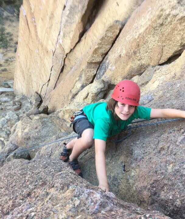 Youth climbing camp in Smith Rock State Park