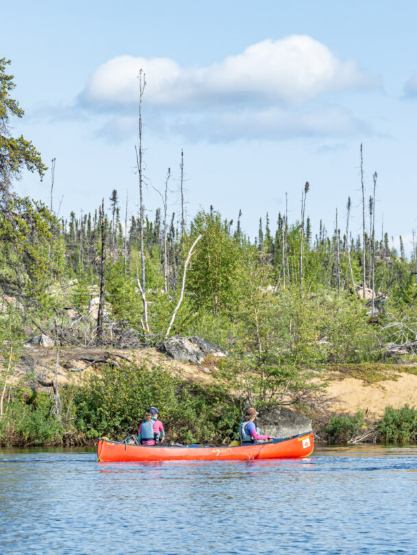 Wild canoe adventure on the Seal River, Canada