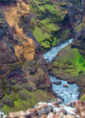 Domadalur Valley is the scenic introduction to the Laugavegur Trail.