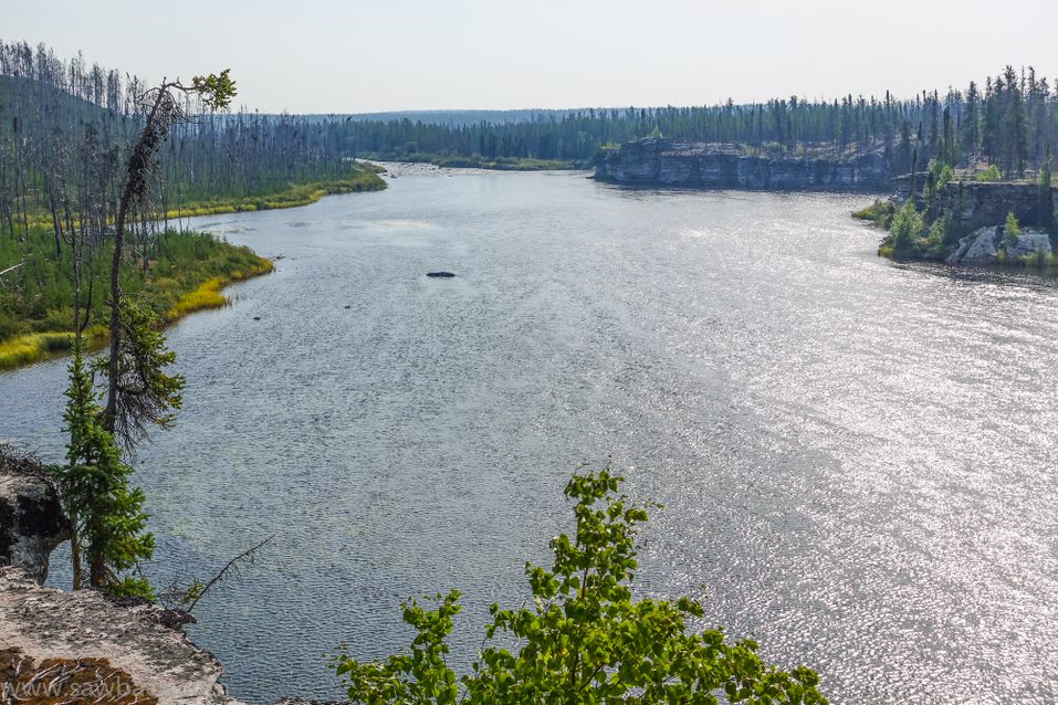 The Hawkrock River in Saskatchewan