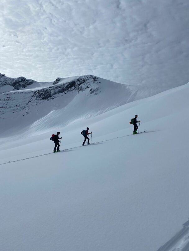 Skiing and Sailing in Hjørundfjord