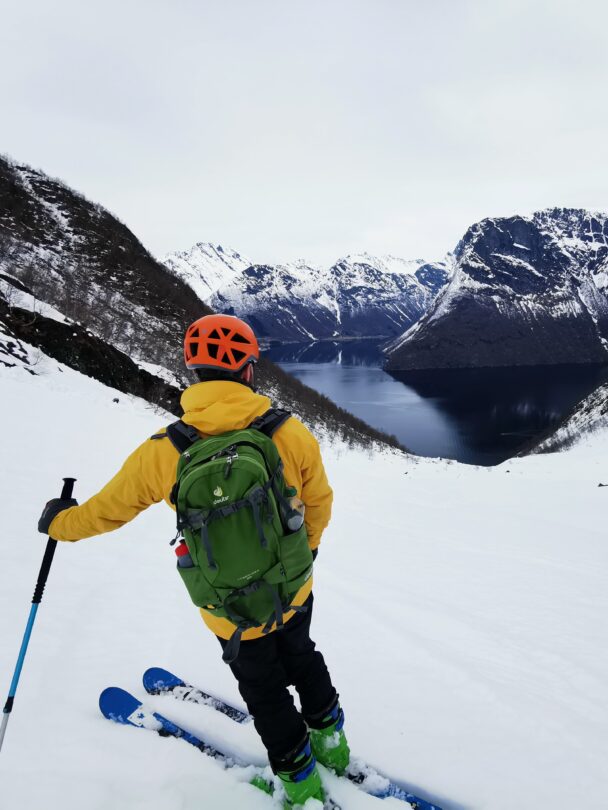 Skiing and Sailing in Hjørundfjord