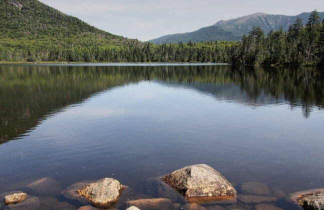 Lonesome Lake is one of the most beautiful parts of the Appalachian Trail.