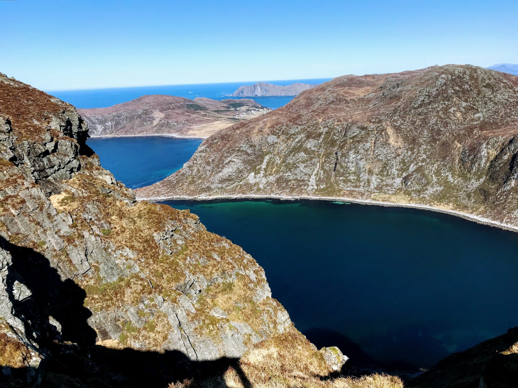 A view of the islands and sea in Western Norway