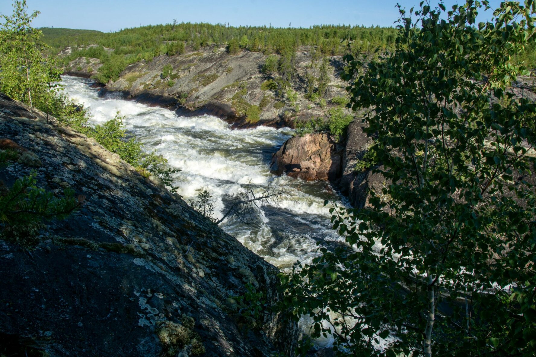The Porcupine River in Saskatchewan, Canada