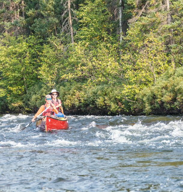 Wild canoe adventure on the Hawkrock River