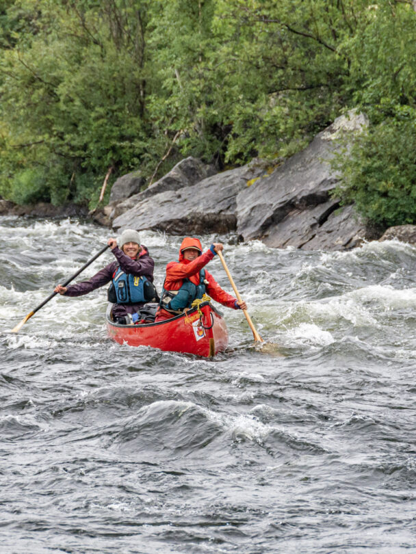 Wild canoe adventure on the Seal River, Canada