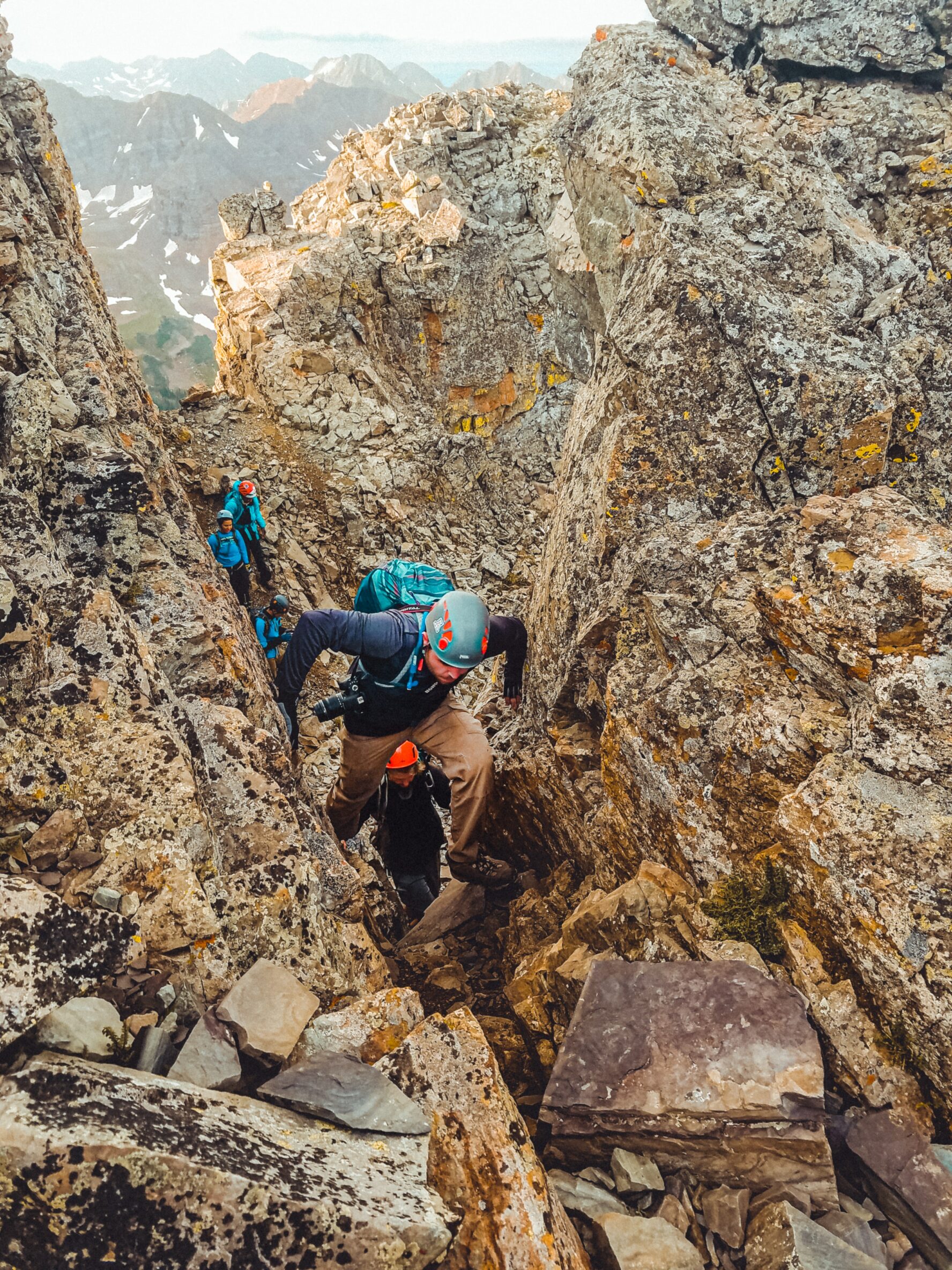 The Maroon Bells have earned the moniker “Deadly Bells” as there is rock fall danger and other hazards.
