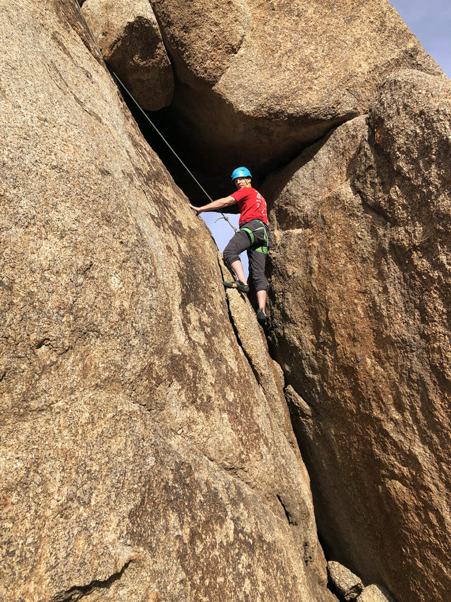 Climbing at the McDowell Mountains, some of the best climbing near Phoenix and Scottsdale.
