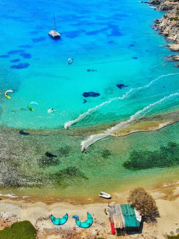 Sailing and kitesurfing camp in the Cyclades, Greece