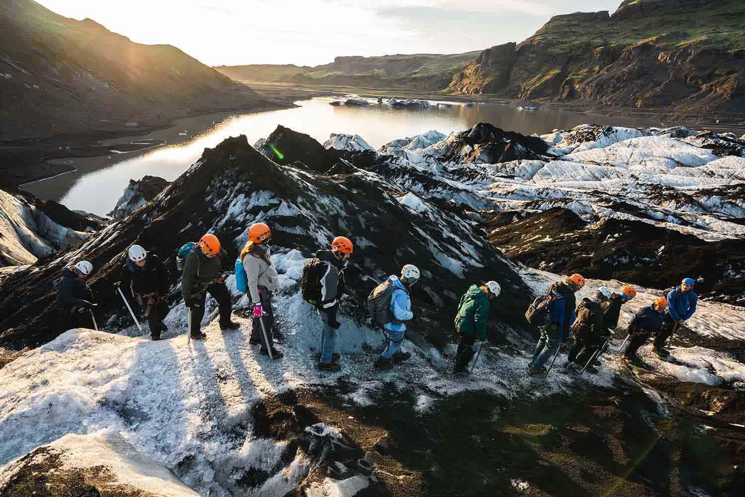 Solheimajokull glacier