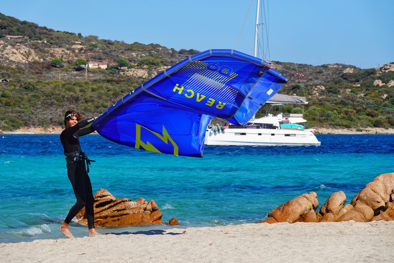 kitesurfing lessons are available on request!