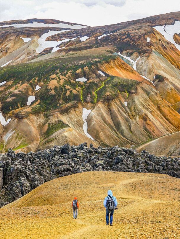 Hiking in Laugavegur Valley and South Coast