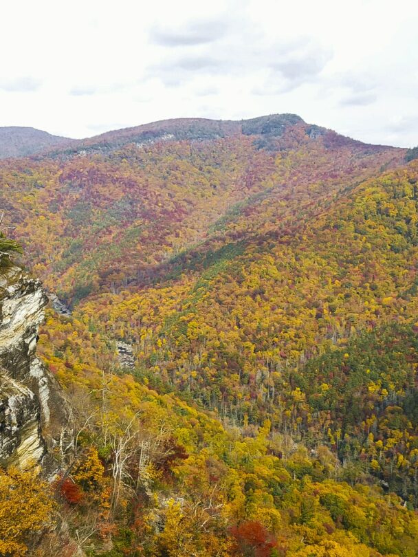 Rock climbing in North Carolina