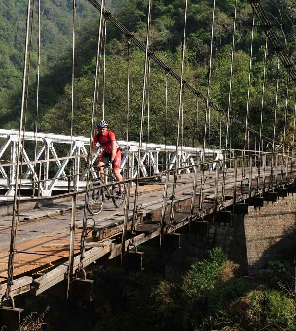 Mountain biking tour of Sikkim, India