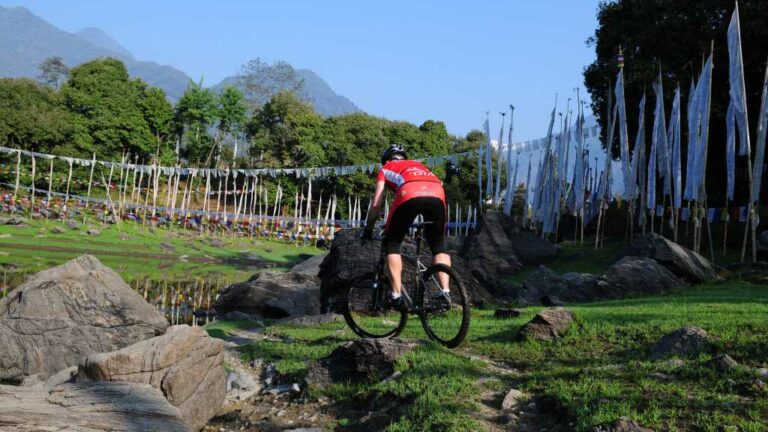 Mountain biking tour of Sikkim, India