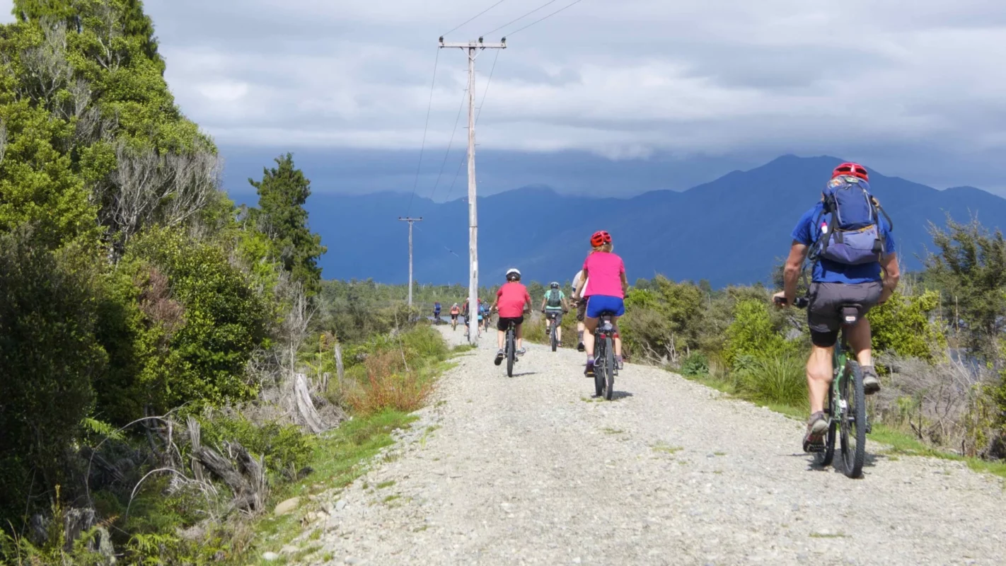 Cycling the West Coast Wilderness trail in New Zealand
