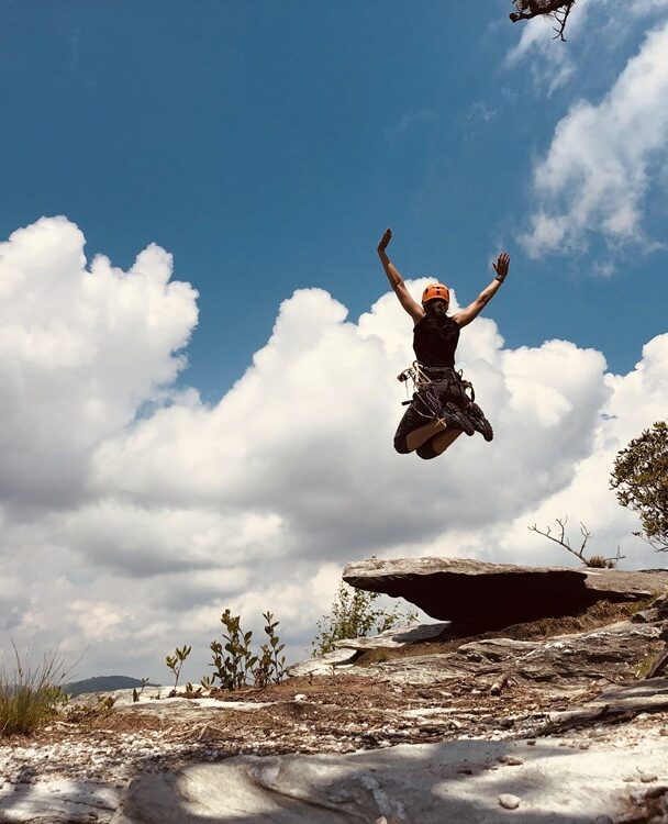 Rock climbing in North Carolina