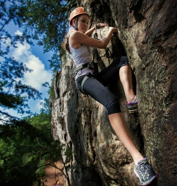 Rock climbing in North Carolina