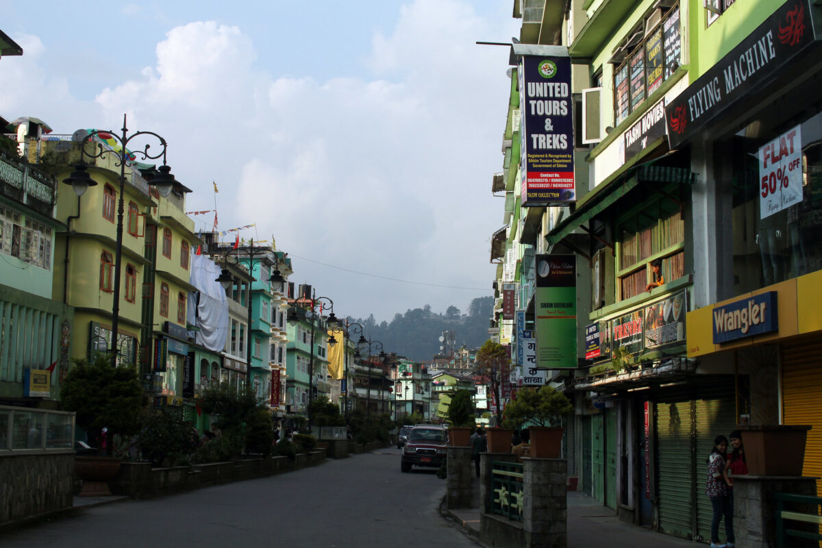 A street in Gangtok, Sikkim