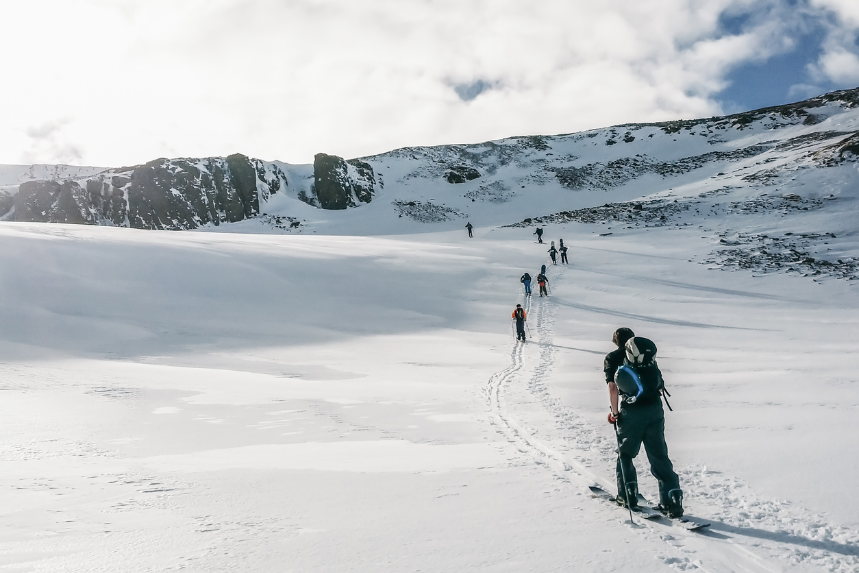 A backcountry skiing and van trip in Iceland