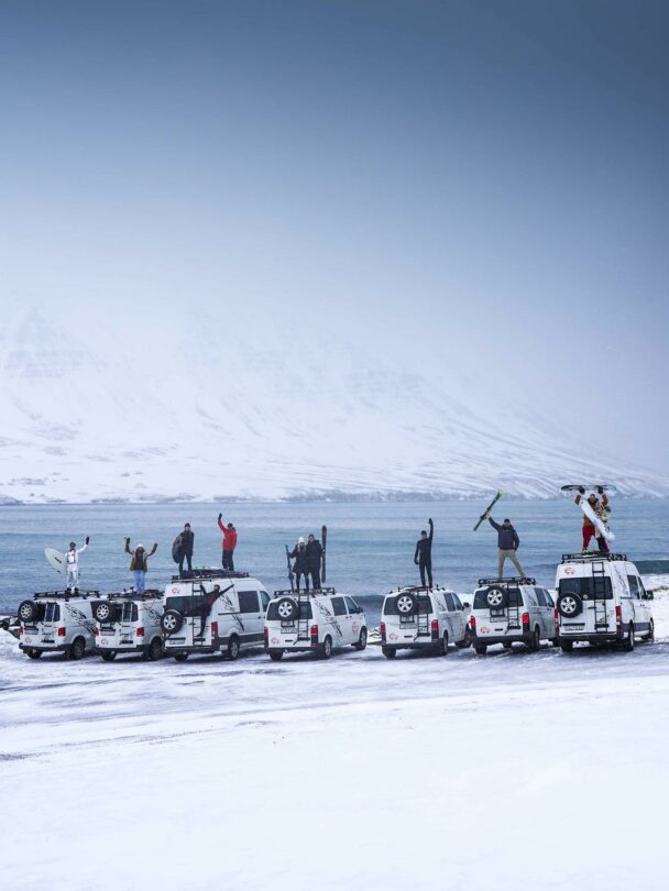 A backcountry skiing and van trip in Iceland