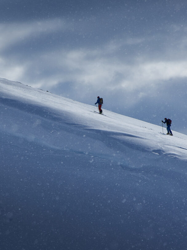 Backcountry skiing in Lyngen.