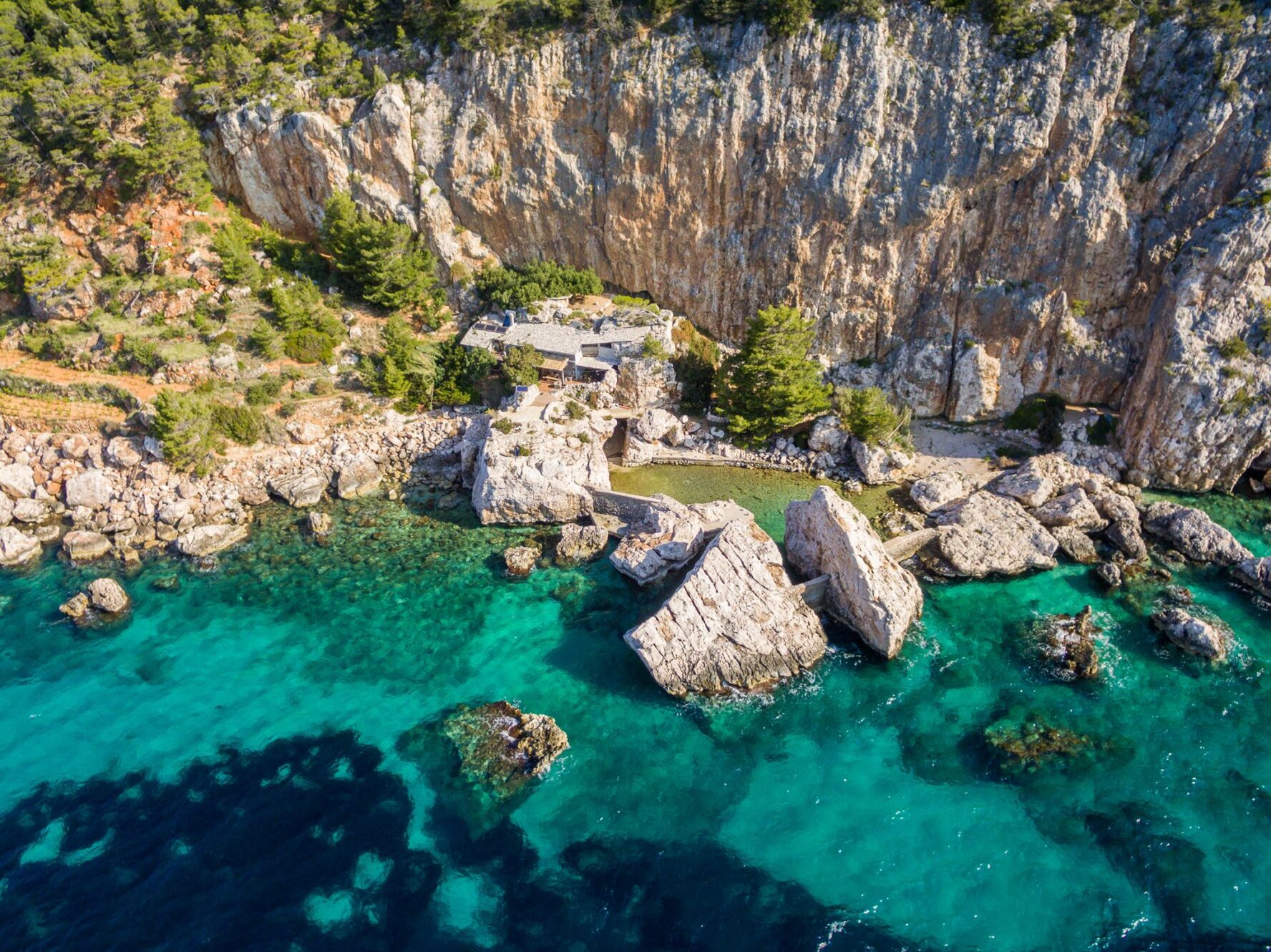 Cliffbase, a climbing paradise atop a limestone plateau on the island of Hvar.