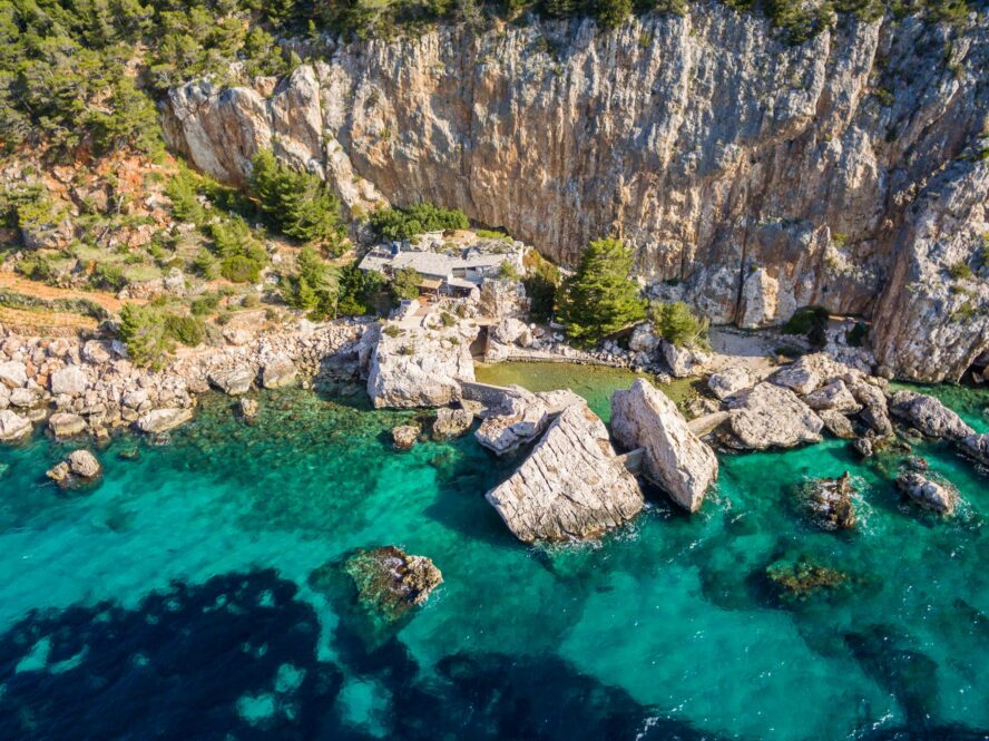 Cliffbase, a climbing paradise atop a limestone plateau on the island of Hvar. 