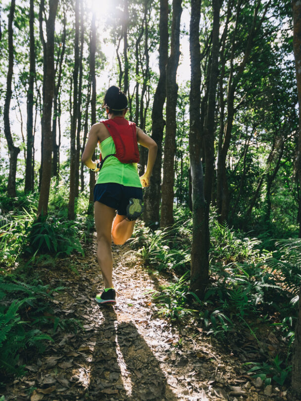 Trail running the Art Loeb Trail.