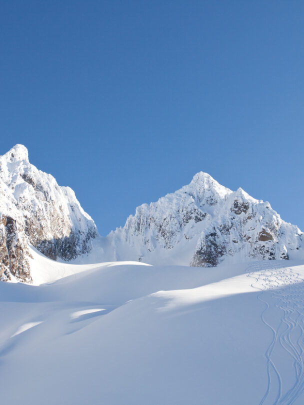 Backcountry skiing at the Purcell Mtn. Lodge