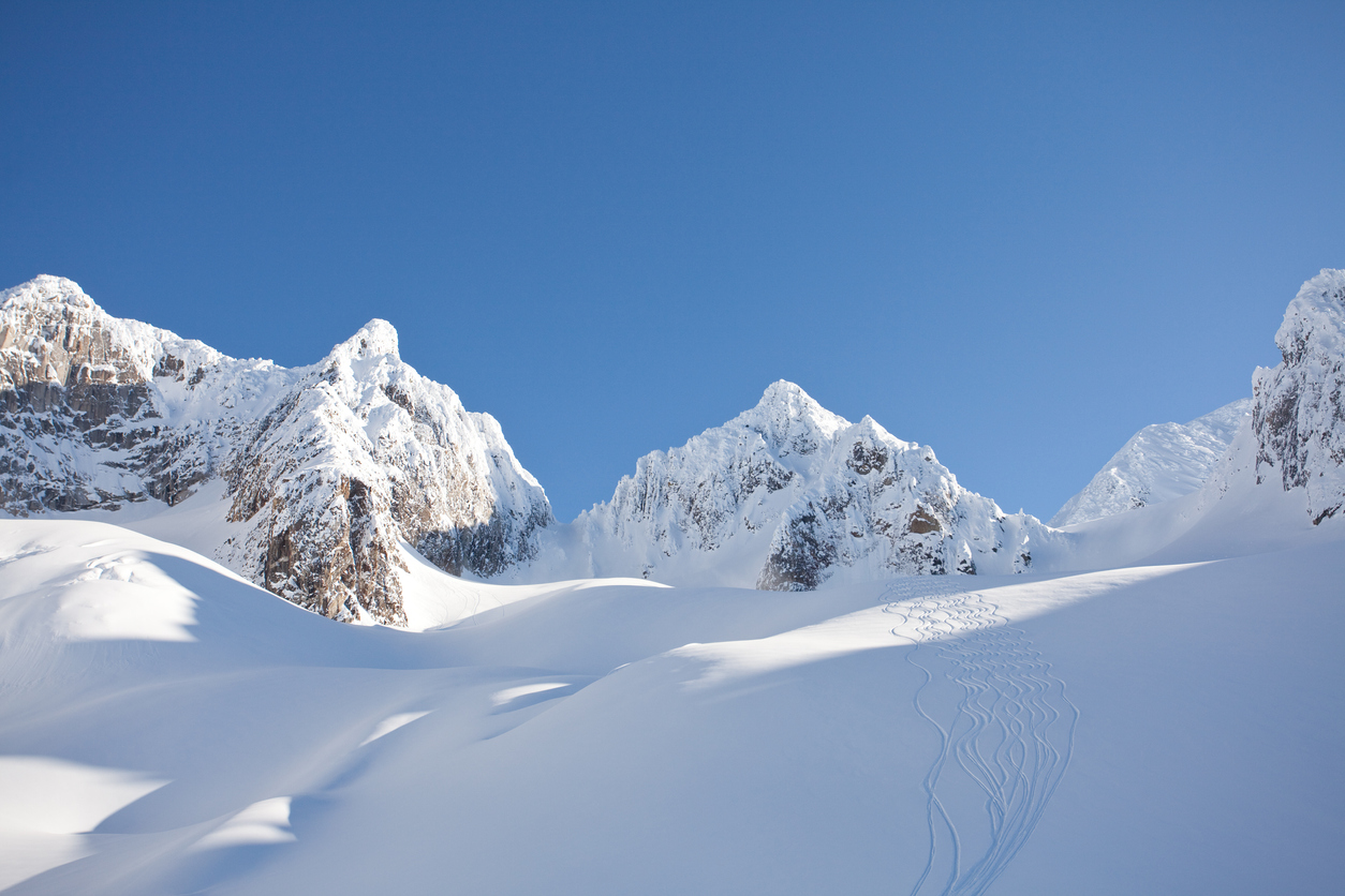 View of the backcountry and mountains