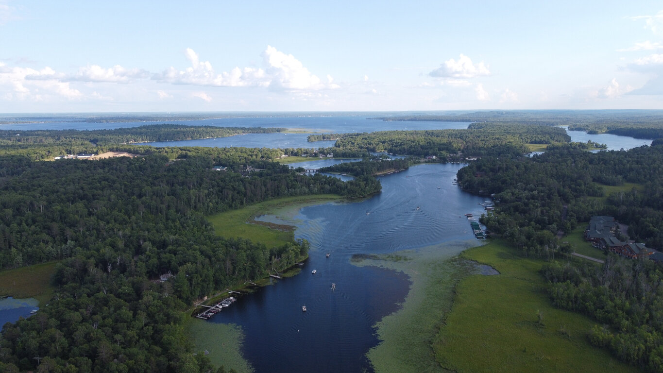 Aerial view of Lake Gull.