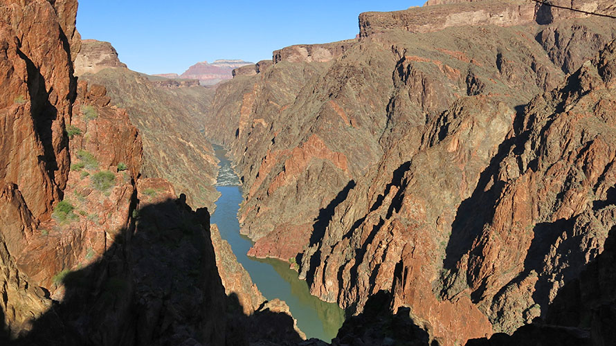 A view of the Colorado River from the Grandview Trek