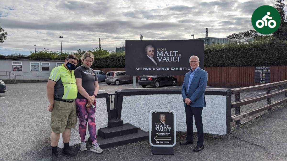 Exhibition on Arthur Guinness in Ardclough village in Ireland.