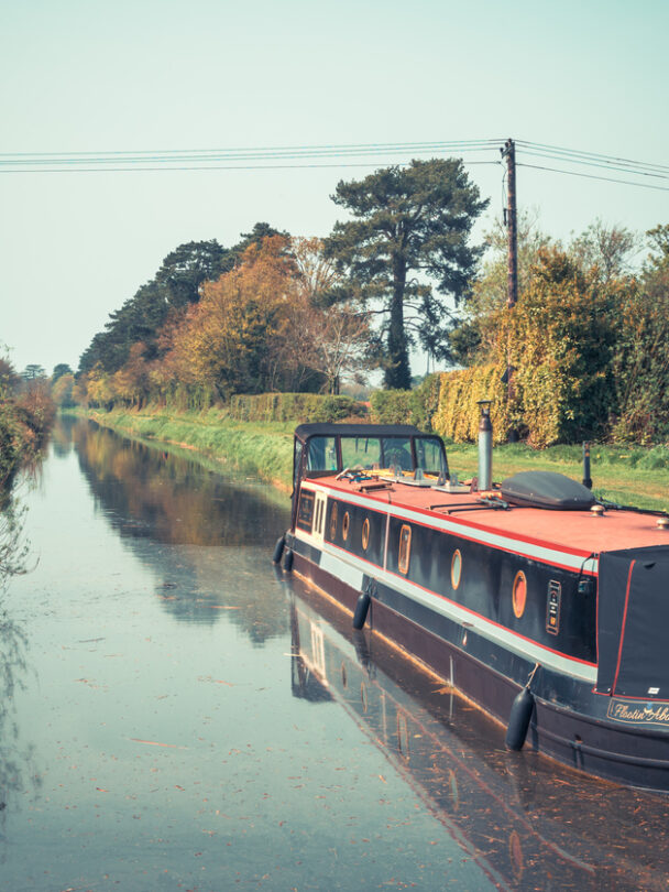 Grand Canal Greenway in Ireland.