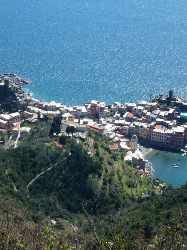 Scenery of Cinque Terre village