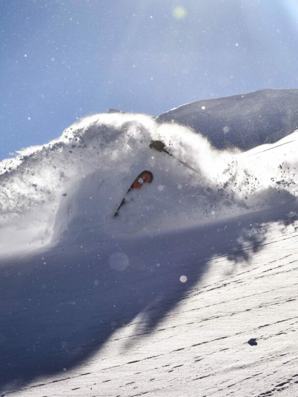 Backcountry skiing in Northern New Mexico.