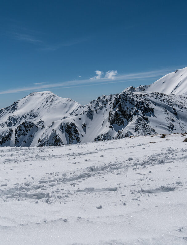 Backcountry skiing in Northern New Mexico.