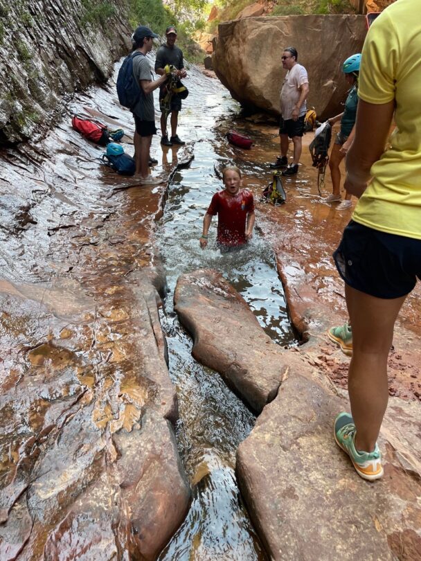 Canyoneering trip in Zion