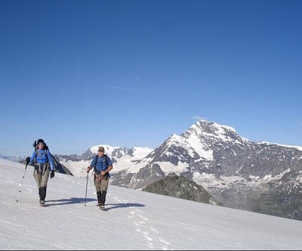 5-Day Guided Adventure Along the Haute Route Glacier Trek.