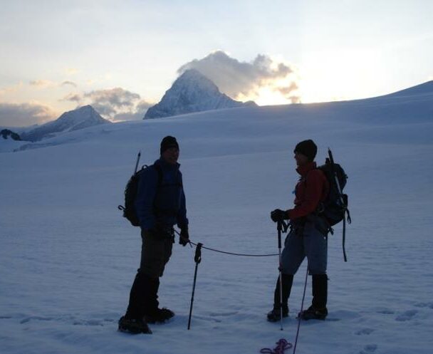 5-Day Guided Adventure Along the Haute Route Glacier Trek.